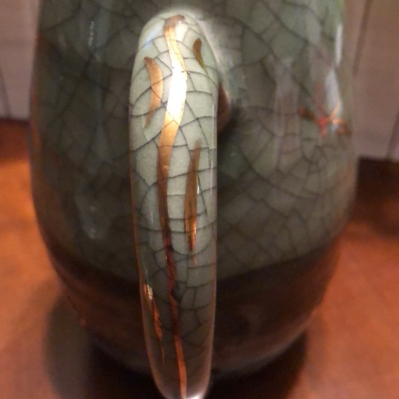 Vintage Somayaki Japanese Somaware Heart cut out Tea Pot - Picture 4 of 9